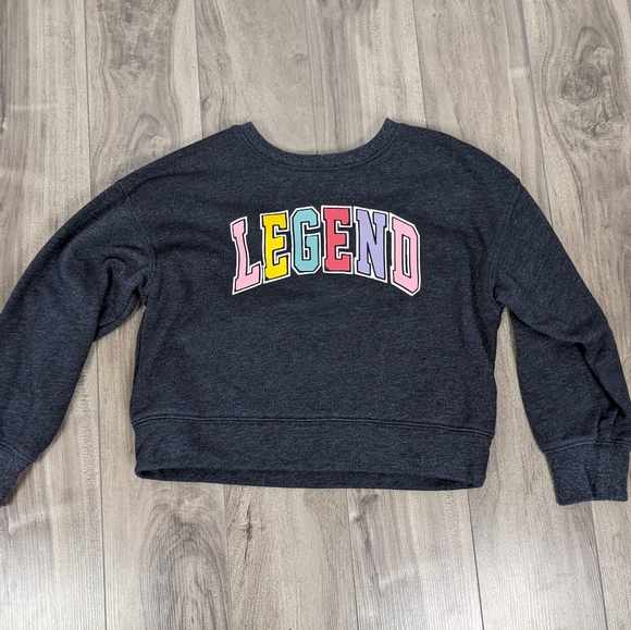 Set of 2 Old Navy Girls Small Sweatshirts Marvelous Legend - Picture 2 of 8